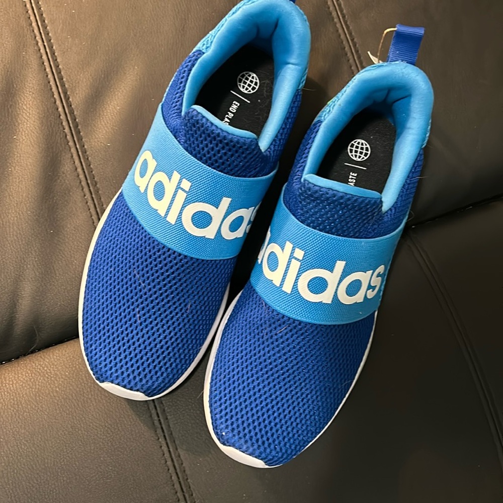 Adidas shoes.Blue and light blue. Size 7